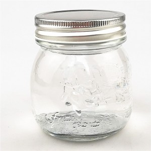 China Supplier Glass Bottle For Drinking Water - 300 ml food packing glass mason jar with silver metal lid – Shining