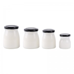 New Delivery for Glass Growler Beer - 50ml 100ml 150ml 200ml  pudding bottle glass with screw metal lid – Shining