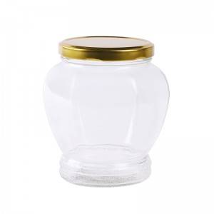 1000ml 1L clear large glass storage jars