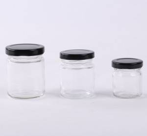 Factory Price For Drinking Bottle Glass -  Glass jam jars with metal lids 30ml 50ml 100ml – Shining