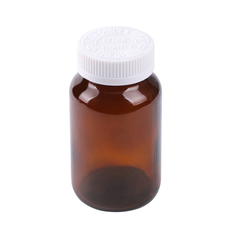 200 cc amber capsules pill packaging bottle Featured Image