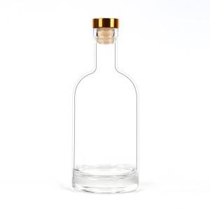 Online Exporter Mason Jar Glass Drinking - 500 ml wholesale glass liquor wine vodka bottles with cap – Shining