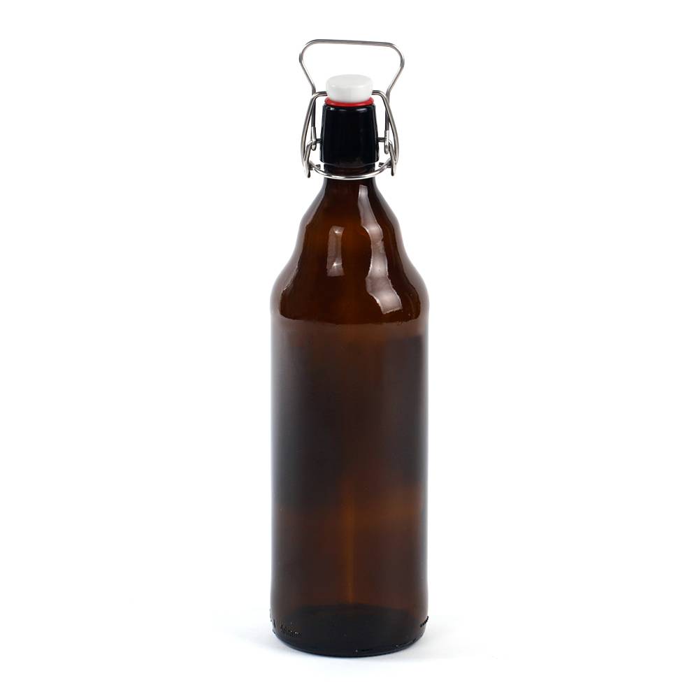 1L amber glass beer bottles with swing top Featured Image