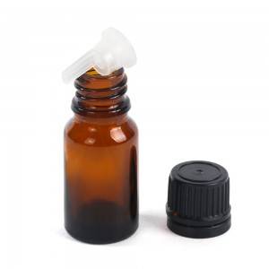 10ml amber glass dropper bottle essential oil