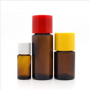 Bouteille de parfum de 30 ml emballant une bouteille d'huile essentielle en verre ambré