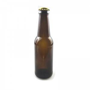 clear glass beer bottle supplier custom 330 beer glass bottles
