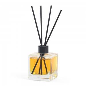 50ml 100ml 125ml 200ml Square reed diffuser glass bottle