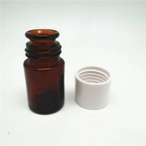 Imballaggio in bottiglia d'oliu essenziale ambra 30 ml