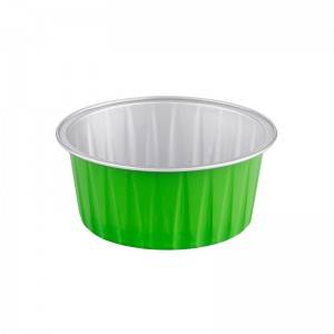 Reasonable price Aluminum Plate For Boat - Round Color Kitchen Use Aluminum Foil Cake Cup With Sealing Or Plastic Lid – Yutai