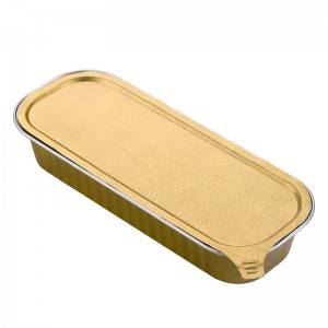 Special Price for 99.9% Pure Copper Sheet/Plate Price Per Kg - 200ml 700ml Disposable Rectangular Colorful Aluminum Foil Container With Sealing Lid – Yutai