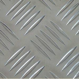 2017 China New Design Aluminum Foil Roll - 1060 O-H112 0.7-12mm big 5 bar aluminum checkered plate for building decoration – Yutai
