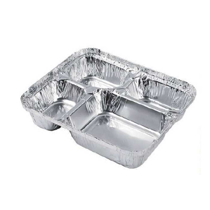 Best-Selling Disposable Heat Seal Food Tray - 4C240 rectangle aluminum foil  tray containers for airline – Yutai