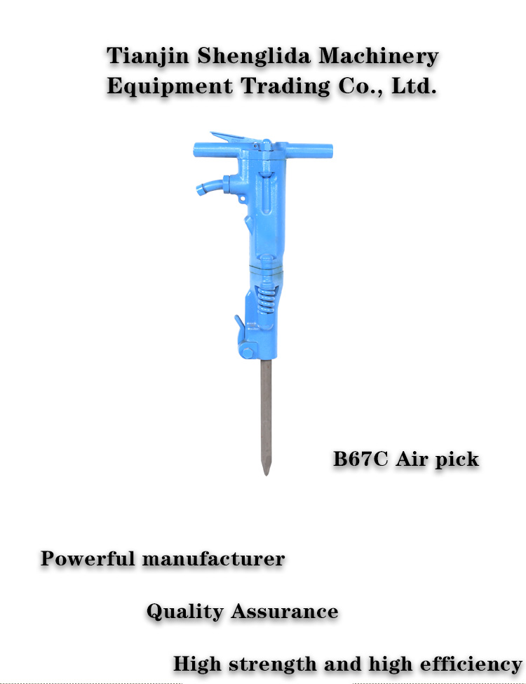 High strength B67C Air pick for concrete and rock crushing work