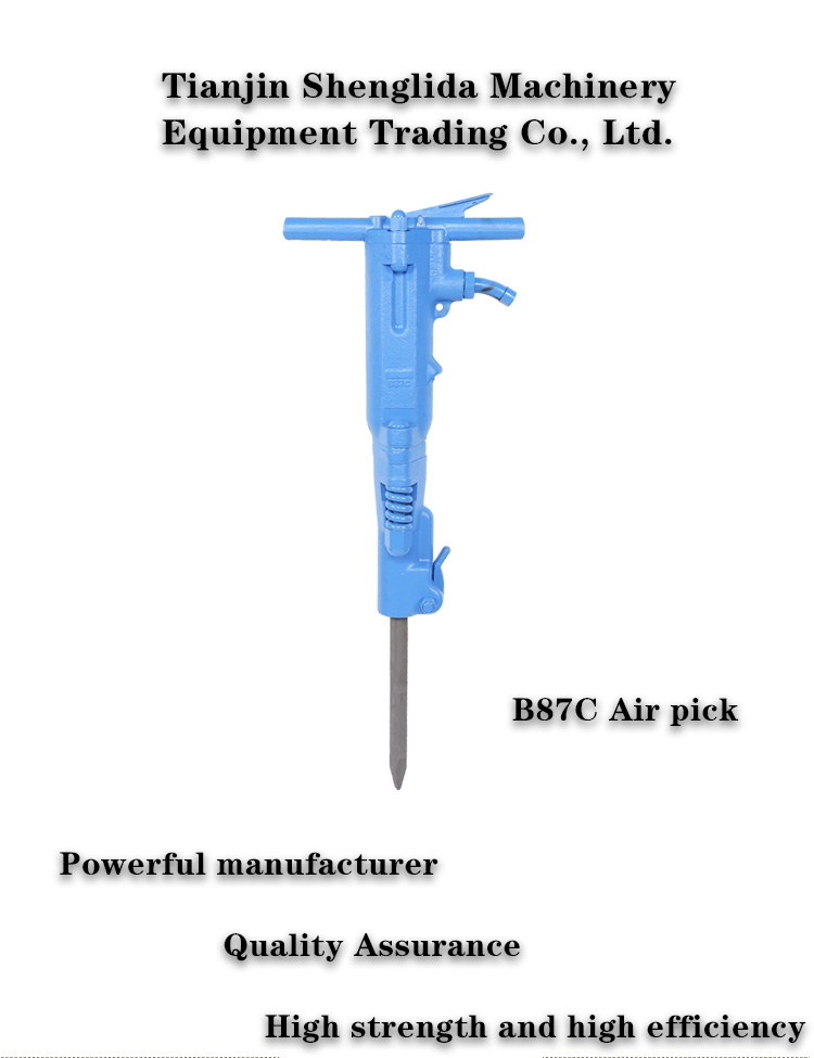 High strength B87C Air pick for concrete and rock crushing work