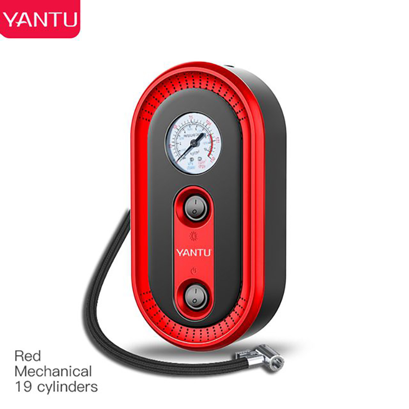 yantu Portable Car Tyre Inflator 12v Electric Air Compressor Pump Digital Display and LED Lighting Compressor Psi for Auto Tire Basketball Bicycle Duty 