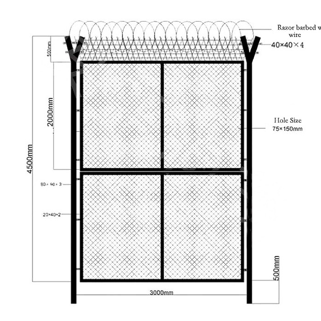 OEM manufacturer Outdoor Security Fence - 358 Mesh Fencing Panels  – Yeson