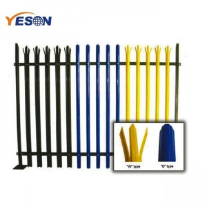 2021 China New Design Security Steel Palisade Fence - palisade fence – Yeson