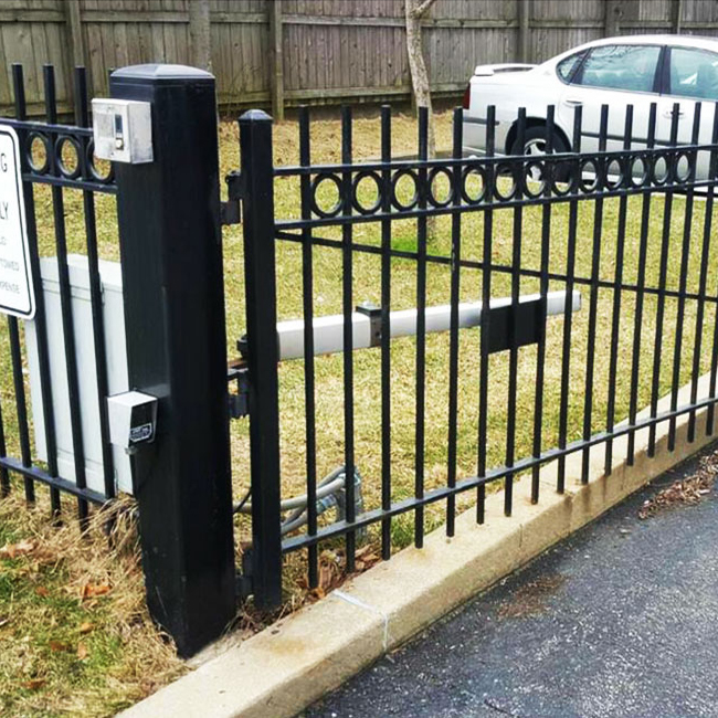 Factory Free sample Wrought Iron Sliding Gate - Wrought Iron Fence Panels – Yeson
