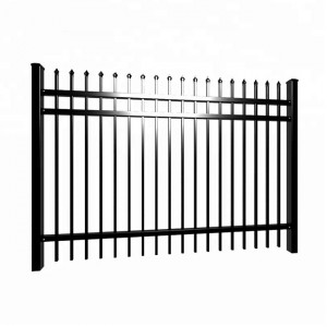 High definition China Customized Simple Design Cast Iron Fences Cheap Wrought Iron Gate