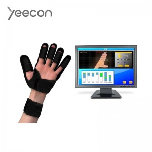 Electric induction gloves for hand rehabilitation finger wrist function assessment and training equipment