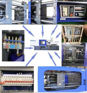 Horizontal Plastic Injection Molding Machine for Auto Spare Parts