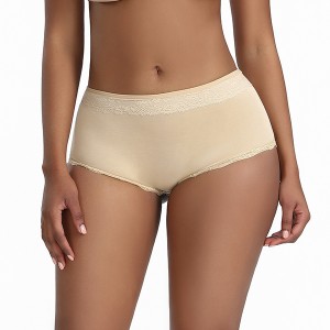 Plus Size Lace Trim Brazilian Tight Butt Lift Pants Underwear Padding Enhancer For Women