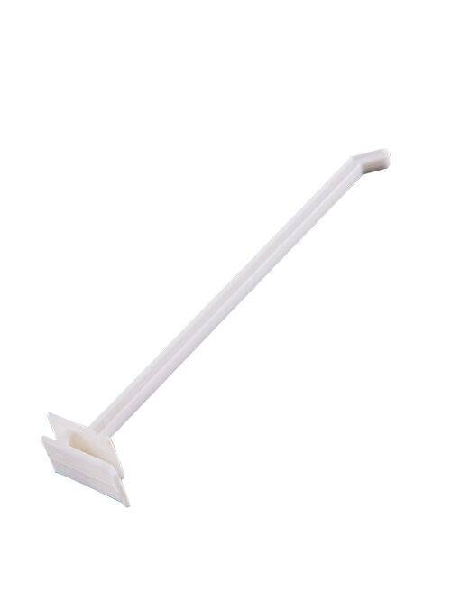 White PE small hook clothing use wall hook