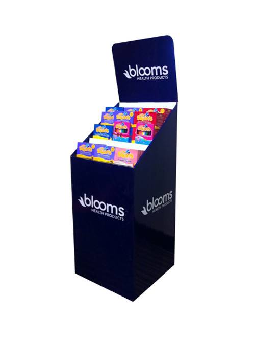 Karton Merchandising Display Dump Bins karton Display Bin Para sa Retail Display