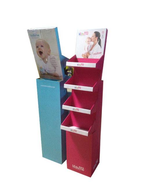 Manufacturing Companies for Corrugated Cardboard Sidekick Display -
 Baby Products Double Display  – YJ Display