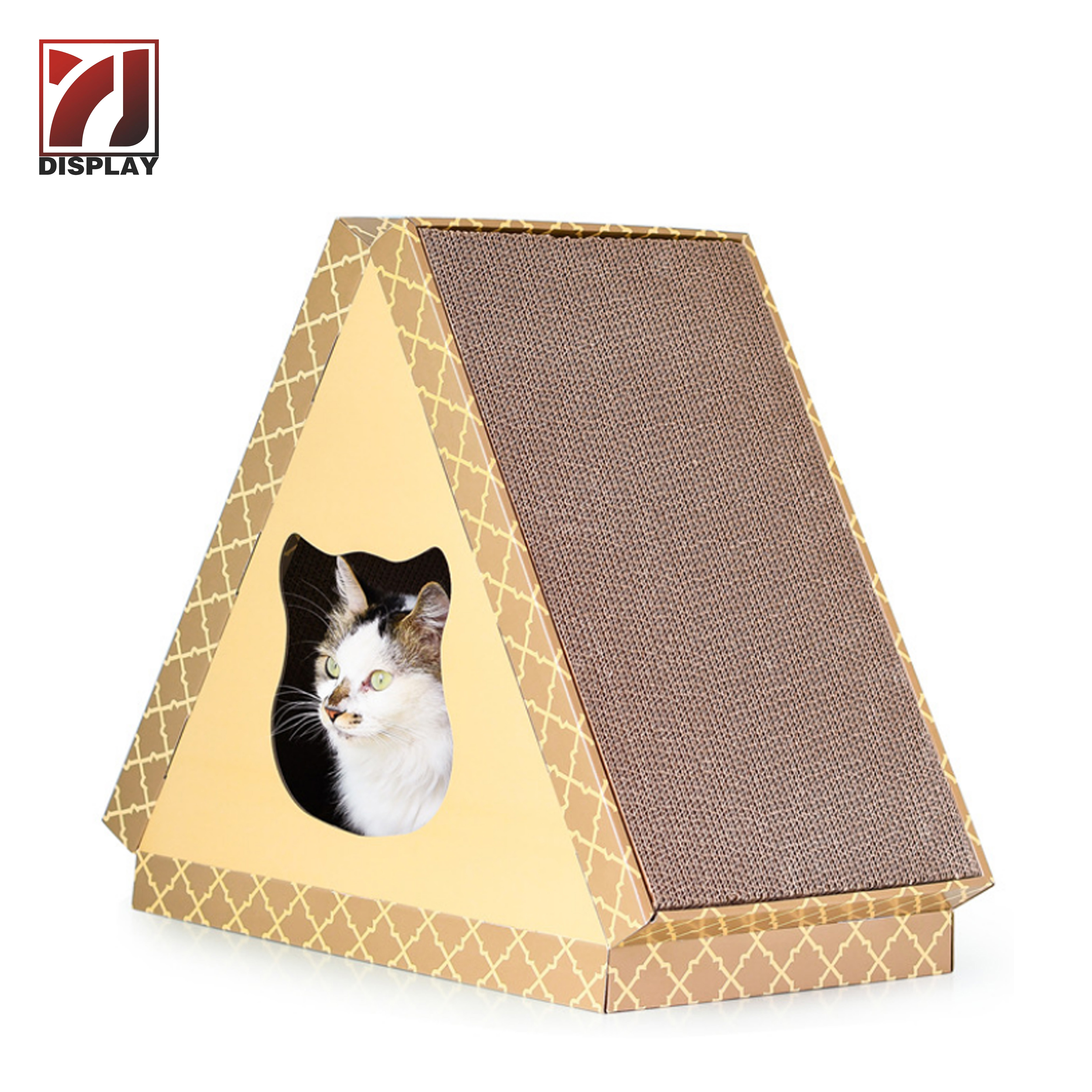 Custom High Quality Carton Scratcher Lounge Large Cat Scratcher for big cats