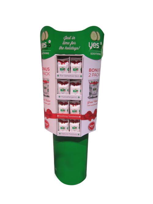 China Cheap price Free Standing Display Unit -
 Facial mask Stand – YJ Display