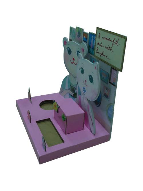 Cheapest Price Brochure Display Holder -
  Make Up Counter Display Stand – YJ Display