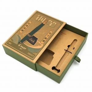Custom pen packing packaging box professional design cardboard pen gift box with logo printing