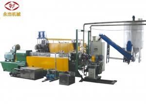 High Performance Waste Plastic Recycling Machine For PVC Transparent Bottle Materials