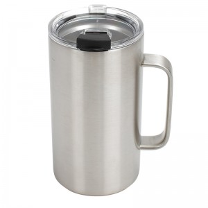 China Gold Supplier for Stainless Steel Milk Mug -
 24oz insulated 18/8 stainless steel coffee mug with handle – Yuehua