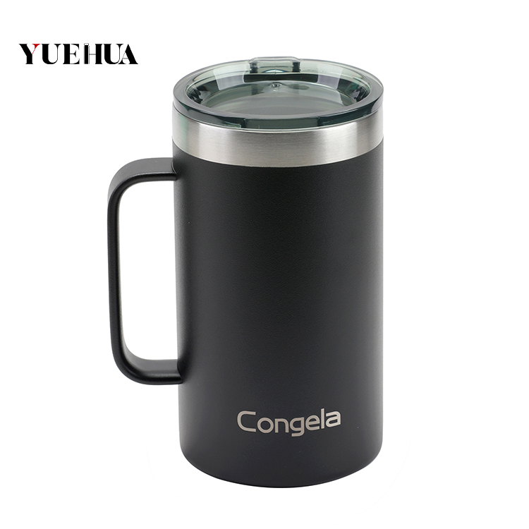 Bottom price Thermos Water Bottle Mug -
 Congela 22oz Stainless Steel Insulated Coffee Mug with Handle – Yuehua
