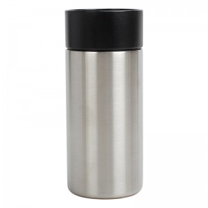 China Cheap price Bamboo Vacuum Bottle -
 22oz 18/8 SS insulated coffee flask with screw lid – Yuehua