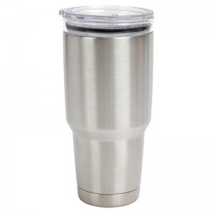 Top Suppliers Glass Tumbler With Straw -
 30oz 18/8 Stainless steel car tumbler with glass liner – Yuehua