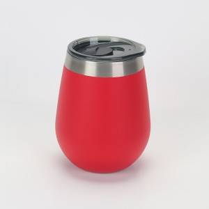 Bottom price Wine Tumbler With Lid -
 12oz Egg Tumbler 18/8 Stainless Steel – Yuehua