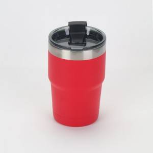 12oz 18/8 Stainless steel car tumbler with lid