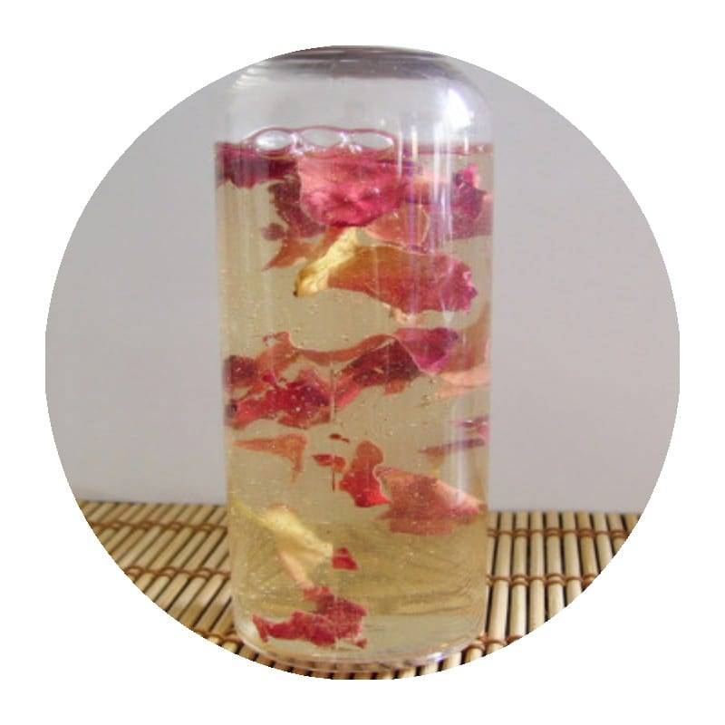 Rose Petal vand med organisk beroligende troldnød og aloe vera, Alkohol Gratis, private label hovedparten ansigtshuden toner til ansigt