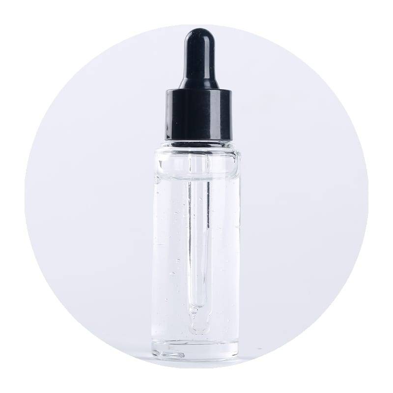 GMP pure hyaluronic acid serum for face skin care, private label organic hydrating anti aging wrinkle HA facial essence serum