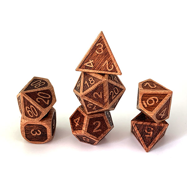 PriceList for Dnd Board Game Wood Dice - Rose wood – YuSun Featured Image
