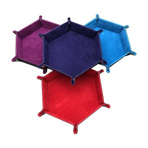 High Quality Wood Polyhedral Dice D&D – Smaller Hexagon – YuSun
