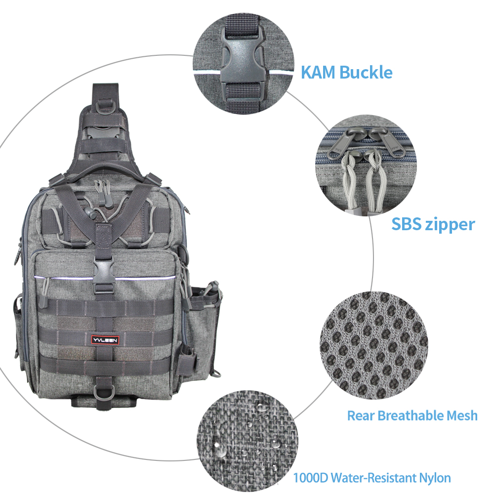 Fishing Tackle Backpack – Outdoor Large Fishing Tackle Storage Box Bag –  Water-Resistant Fishing Backpack with Rod Holder Shoulder Backpack - Goodao  Technology Co., Ltd.