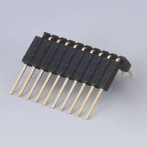 Pin Header  Pitch:2.0mm(.047″) Single Row  Right Angle Type  Dual Plastic