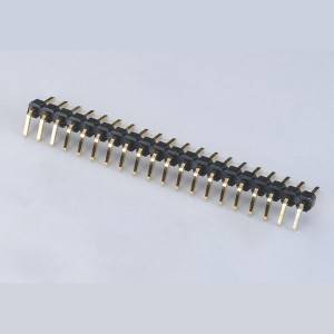 Pin Header  Pitch:2.54mm(.100″) Single Row  Right Angle Type