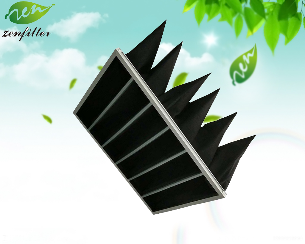 V Shape Filter - Activated Carbon Pocket(bag) Filter – ZEN Cleantech