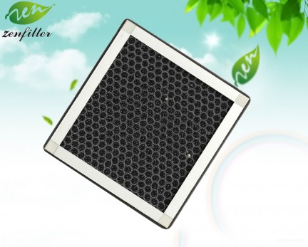 Aktivt kol Honeycomb Filter