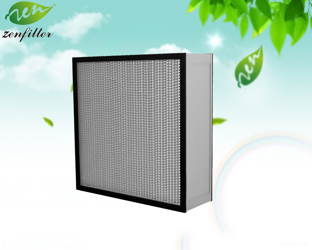 Europe style for Hepa Panel Filter - Deep-pleated HEPA  Filter (H10/H11/H12/H13/H14) – ZEN Cleantech